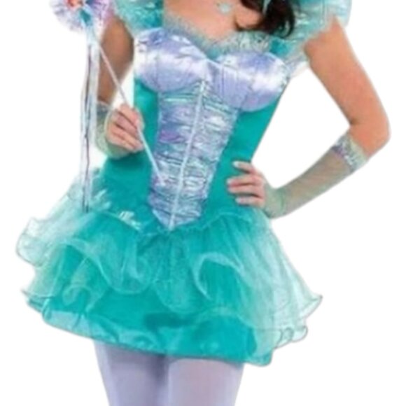 Disney Princess Ariel Costume Junior Small 3-5 5 Piece Little Mermaid - Picture 8 of 9